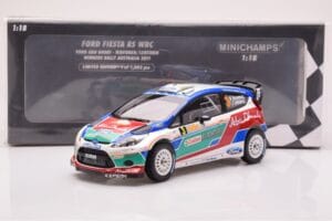 Ford Fiesta RS WRC Ford Abu Dhabi #3 M. Hirvonen / J. Lehtinen Winner Rally Australia 2011 Minichamps 1:18 151110803 Metall — Bild 6 von 6
