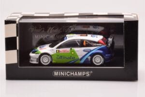 Ford Focus RS WRC #4 R. Kresta / J. Tomanek Rally Monte Carlo 2005 Minichamps 1:43 400058404 Metall — Bild 4 von 4