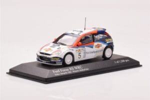 Ford Focus RS WRC #5 C. McRae / N. Grist Rally Acropolis Winner 2002 Minichamps 1:43 430028905 Metall — Bild 2 von 4