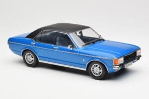 Ford Granada Mk1 Metallic Blau Matt Schwarz MCG 1:18 MCG18394 Metall — Bild 4 von 6
