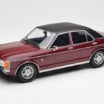 Ford Granada Mk1 Metallic Dunkelrot Matt Schwarz MCG 1:18