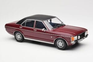 Ford Granada Mk1 Metallic Dunkelrot Matt Schwarz MCG 1:18 MCG18393 Metall — Bild 4 von 6