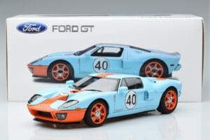 Ford GT Gulf Livery AUTOart 1:18 80513 Metall — Bild 8 von 8