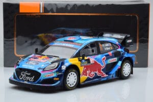 Ford Puma Rally1 WRC #7 P-L. Loubet / N. Gilsoul Rally Sweden 2023 IXO 1:18 18RMC154B Metall — Bild 6 von 6