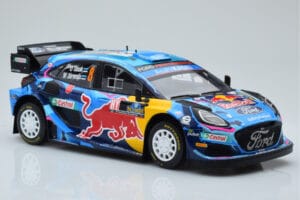 Ford Puma Rally1 WRC #8 O. Tanak / M. Jarveoja Winner Rally Sweden 2023 IXO 1:18 18RMC154A Metall — Bild 4 von 6