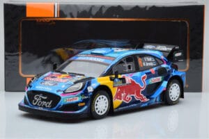 Ford Puma Rally1 WRC #8 O. Tanak / M. Jarveoja Winner Rally Sweden 2023 IXO 1:18 18RMC154A Metall — Bild 6 von 6