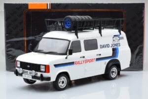 Ford Transit Mk2 Van Team David Jones Rally Assistance IXO 1:18 18RMC033XE Metall — Bild 6 von 6