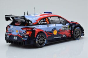 Hyundai i20 Coupe WRC #9 S. Loeb / I. Galmiche Rally Monte Carlo 2020 IXO 1:18 18RMC067B Metall — Bild 2 von 6