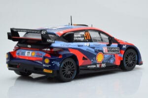 Hyundai i20 N Rally1 #11 T. Neuville / M. Wydaeghe Rally Monte Carlo 2022 IXO 1:18 18RMC112 Metall — Bild 2 von 6