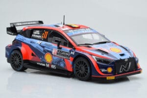 Hyundai i20 N Rally1 #11 T. Neuville / M. Wydaeghe Rally Monte Carlo 2022 IXO 1:18 18RMC112 Metall — Bild 4 von 6