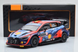 Hyundai i20 N Rally1 #11 T. Neuville / M. Wydaeghe Rally Monte Carlo 2022 IXO 1:18 18RMC112 Metall — Bild 6 von 6