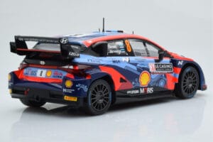 Hyundai i20 N Rally1 #8 O. Tanak / M. Jarveoja Rally Monte Carlo 2022 IXO 1:18 18RMC113 Metall — Bild 2 von 6