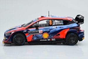 Hyundai i20 N Rally1 #8 O. Tanak / M. Jarveoja Rally Monte Carlo 2022 IXO 1:18 18RMC113 Metall — Bild 3 von 6
