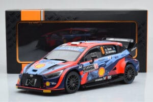 Hyundai i20 N Rally1 #8 O. Tanak / M. Jarveoja Rally Monte Carlo 2022 IXO 1:18 18RMC113 Metall — Bild 6 von 6