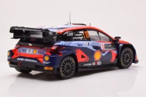 Hyundai i20 N Rally1 #11 T. Neuville / M. Wydaeghe Rally Monte Carlo 2023 IXO 1:18 18RMC153A Metall — Bild 2 von 6