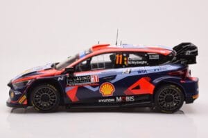 Hyundai i20 N Rally1 #11 T. Neuville / M. Wydaeghe Rally Monte Carlo 2023 IXO 1:18 18RMC153A Metall — Bild 3 von 6