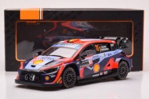 Hyundai i20 N Rally1 #11 T. Neuville / M. Wydaeghe Rally Monte Carlo 2023 IXO 1:18 18RMC153A Metall — Bild 6 von 6