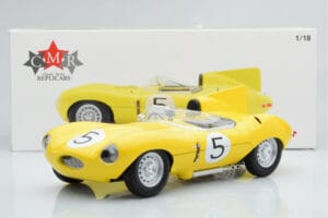 Jaguar D-Type #5 Ecurie Nationale Belge 24 Hours of Le Mans 1956 CMR 1:18 CMR143 Metall — Bild 6 von 6