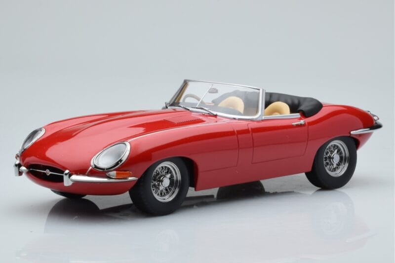 Jaguar E-Type Series 1 Roadster Rot KK-Scale 1:18