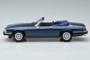 Jaguar XJS V12 Cabriolet Blau Metallic Limitierte Auflage Norev 1:18 182636 Metall — Bild 3 von 6