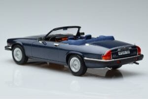 Jaguar XJS V12 Cabriolet Blau Metallic Limitierte Auflage Norev 1:18 182636 Metall — Bild 5 von 6