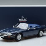 Jaguar XJS V12 Cabriolet Blau Metallic Limitierte Auflage Norev 1:18 182636 Metall - image 6 of 6