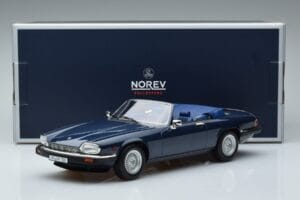 Jaguar XJS V12 Cabriolet Blau Metallic Limitierte Auflage Norev 1:18 182636 Metall — Bild 6 von 6