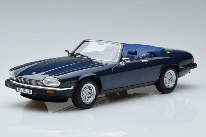 Jaguar XJS V12 Cabriolet Blau Metallic Limitierte Auflage Norev 1:18 182636 Metall