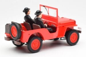 Jeep Willys Tintin 2 Figuren UT Models 1:18 180150000 Metall — Bild 2 von 6