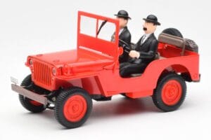 Jeep Willys Tintin 2 Figuren UT Models 1:18