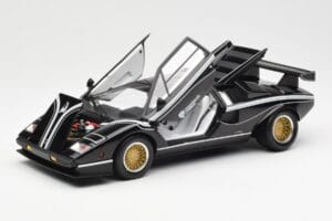 Lamborghini Countach LP 500R Schwarz Kyosho 1:18 08320C Metall — Bild 2 von 8