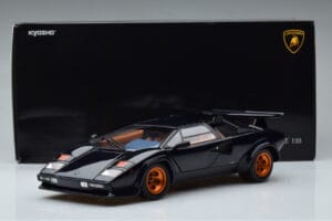 Lamborghini Countach LP500S Walter Wolf Dunkelblau Kyosho 1:18 08320D Metall — Bild 11 von 11