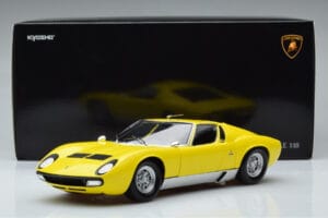 Lamborghini Miura SV Gelb Kyosho 1:18 08317Y Metall — Bild 11 von 11