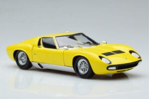 Lamborghini Miura SV Gelb Kyosho 1:18 08317Y Metall — Bild 6 von 11