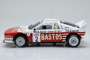 Lancia 037 Bastos #2 P. Snijers / D. Colebunders Rally Ypres 1985 IXO 1:18 18RMC136 Metall — Bild 3 von 6