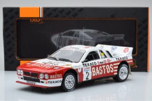 Lancia 037 Bastos #2 P. Snijers / D. Colebunders Rally Ypres 1985 IXO 1:18 18RMC136 Metall — Bild 6 von 6