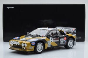 Lancia 037 ESSO #3 F. Tabaton Rally Targa Florio 1985 Kyosho 1:18 08306H Metall — Bild 8 von 8