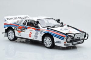 Lancia 037 Martini #8 A. Bettega / M. Perissinot Safari Rally 1985 Kyosho 1:18 08306J Metall — Bild 6 von 8
