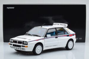 Lancia Delta HF Integrale 6 Weiß Kyosho 1:18 08344E Metall — Bild 8 von 8