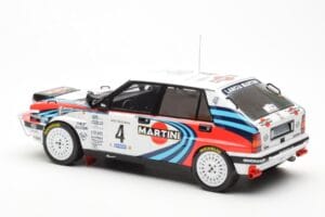 Lancia Delta Integrale 16V #4 A. Fiorio Rally Safari 1990 IXO 1:18 18RMC139B Metall — Bild 5 von 6