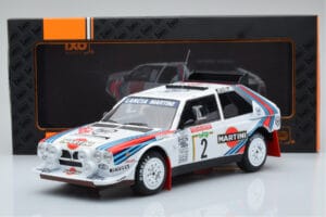 Lancia Delta S4 #2 M. Alen / I. Kivimaki Rally San Remo 1986 IXO 1:18 18RMC130A Metall — Bild 6 von 6