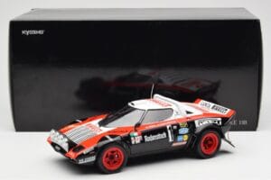 Lancia Stratos HF #1 Hunsruck Rally 1978 Kyosho 1:18 08130D Metall — Bild 8 von 8