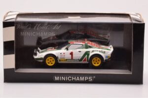 Lancia Stratos #1 S. Munari / S. Maiga Rally Monte Carlo 1977 Minichamps 1:43 430771201 Metall — Bild 4 von 4