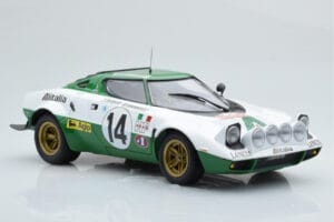 Lancia Stratos Alitalia #14 S. Munari / M. Mannucci Winners Rally Monte Carlo 1975 Minichamps 1:18 155751714 Metall — Bild 4 von 6