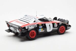 Lancia Stratos HF #1 Lancia Pirelli W. Rohrl / C. Geistdorfer Winners Dynabit Saarland Rallye 1978 Minichamps 1:18 155781701  — Bild 2 von 6
