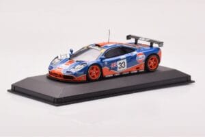 McLaren F1 GTR #33 Gulf Racing R. Bellm / M. Weaver / J-J. Lehto 24 Hours of Le Mans 1996 Minichamps 1:43 530164333 Metall — Bild 2 von 4