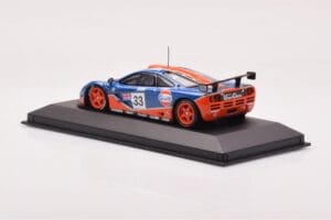 McLaren F1 GTR #33 Gulf Racing R. Bellm / M. Weaver / J-J. Lehto 24 Hours of Le Mans 1996 Minichamps 1:43 530164333 Metall — Bild 3 von 4