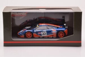 McLaren F1 GTR #33 Gulf Racing R. Bellm / M. Weaver / J-J. Lehto 24 Hours of Le Mans 1996 Minichamps 1:43 530164333 Metall — Bild 4 von 4