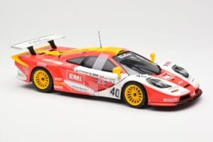 McLaren F1 GTR #40 J. O'Rourke / M. Sugden / P. Auberlein EMI 24 Hours of Le Mans 1996 UT Models 1:18 39820 Metall — Bild 4 von 6