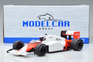 McLaren MP4/2B Marlboro #2 A. Prost Monaco GP Winner World Champion 1985 MCG 1:18 MCG18606F Metall — Bild 6 von 6
